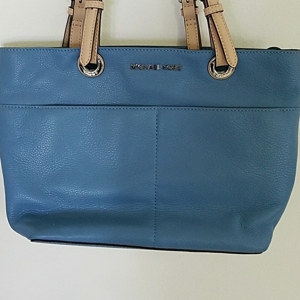 Michael Kors light blue handbag